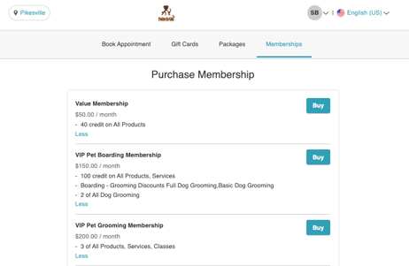 6.2 Purchase Membership Screen - Tailor the Structure