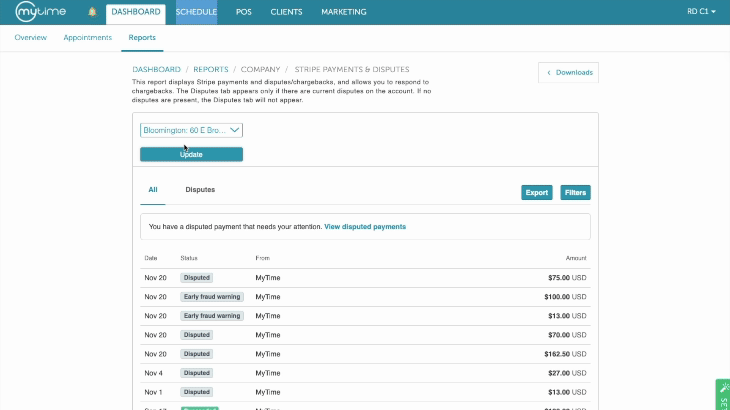 Payments List