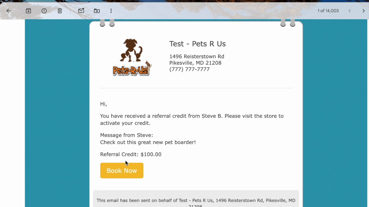 Referral Messages