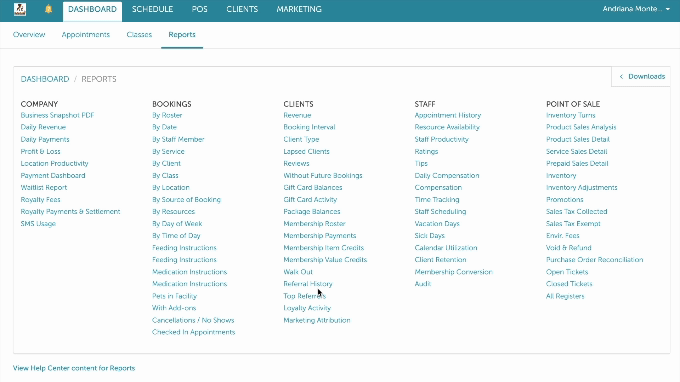 Referral Reporting