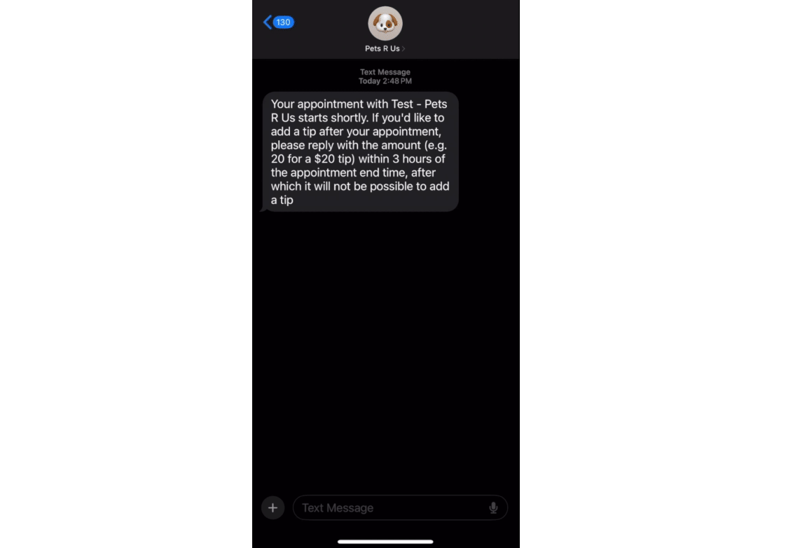 SMS Tipping - Full Tip Flow